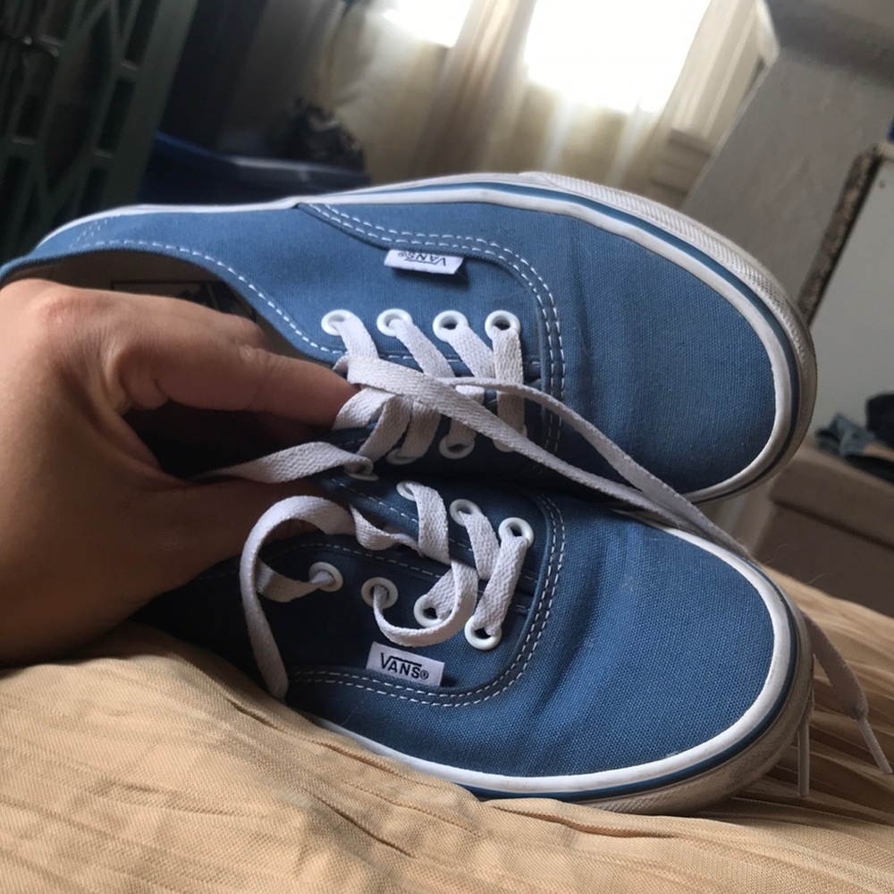 Blue boy vans size 5.0 in men's